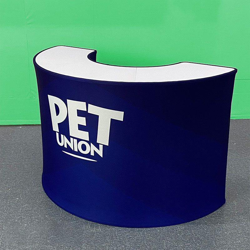 Trade Show Exhibition Counter-Oval Shape